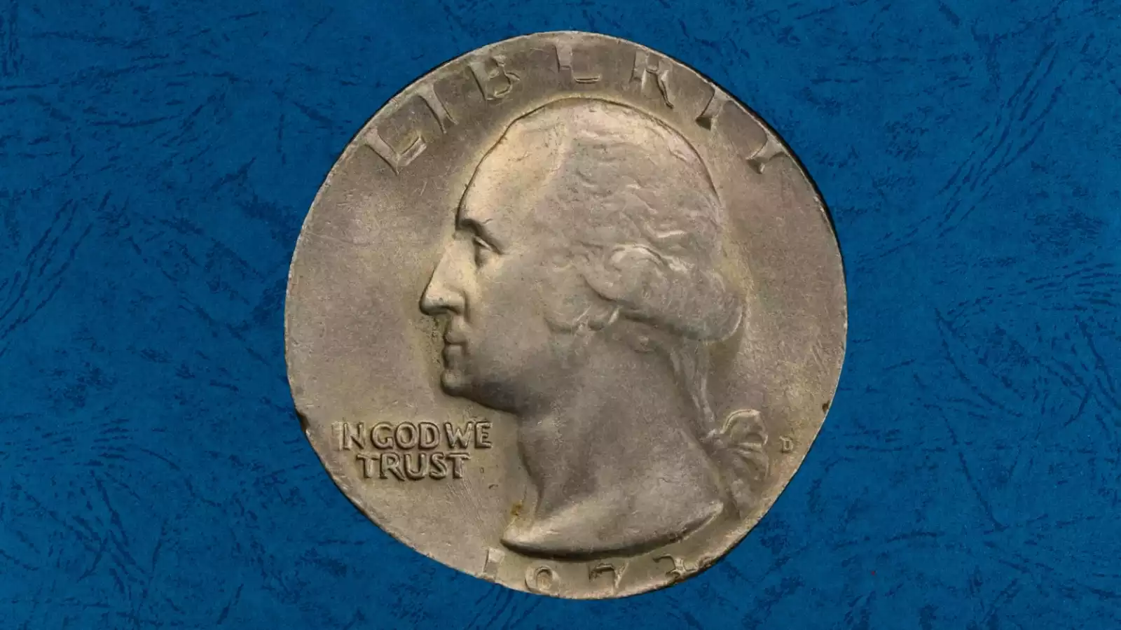 1973 quarter wrong planchet error showing coin struck on dime-sized blank with truncated design